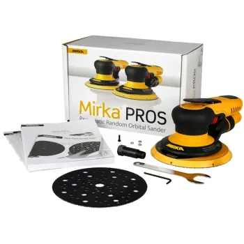 MIRKA PROS 680CV 150mm Hub 8,0 mm 48L Druckluft Exzenterschleifer