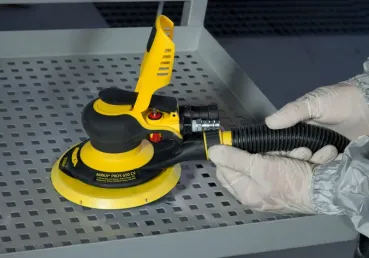 MIRKA PROS 650CV 150mm Hub 5,0 mm 48L Druckluft Exzenterschleifer