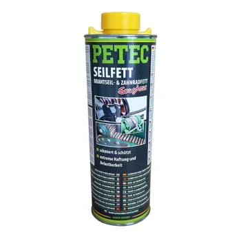 Petec Seilfett, Drahtseil- & Zahnradfett Saugdose 1Liter