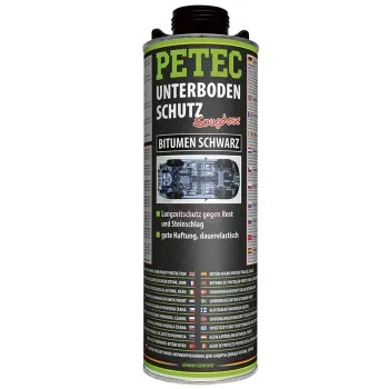 PETEC Unterbodenschutz Bitumen schwarz Saugdose 1000 ml