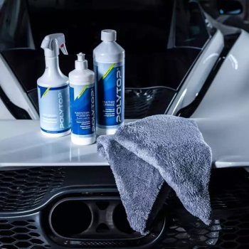 Preview: Polytop Microfasertuch Soft Edgeless Allround grau, 2er Pack