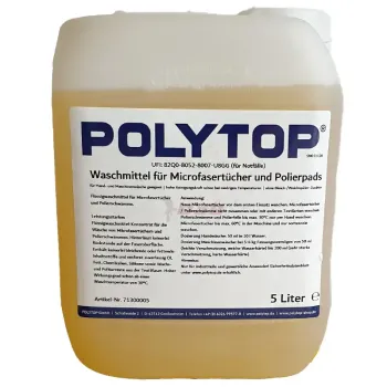 Polytop Waschmittel für Microfasertücher und Polierpads 5 L