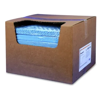 Preview: Ölsaugtücher, blau, extra saugstark 40 x 40 cm