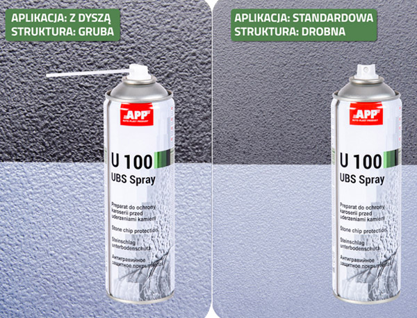 APP U100 UBS Steinschlagschutz Spray 500ml - DAB-Autolack Shop