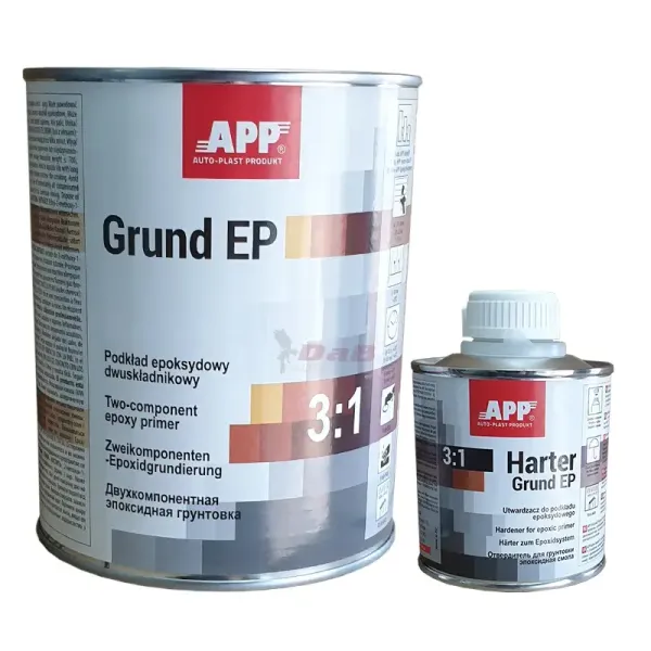 APP 2K Epoxid-Grundierung hellgrau 1,2 kg Set