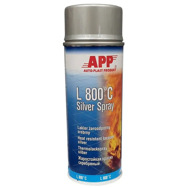 APP L 800°C Silver Spray Thermolack 400 ml
