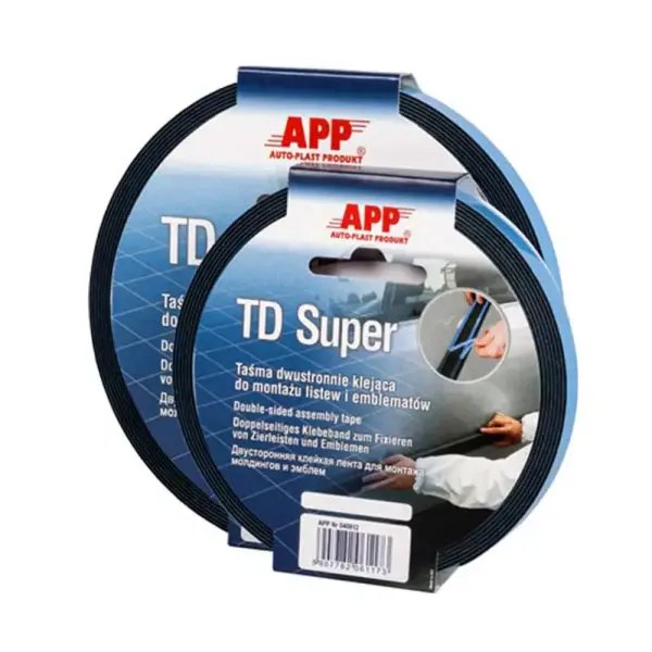 APP TD Super doppelseitiges Klebeband 6 - 25mm x 5m