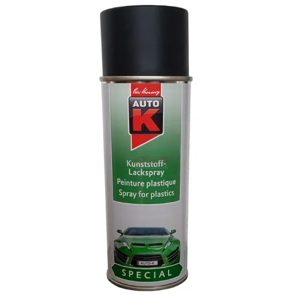 Auto-K Kunststoff-Lackspray schwarz 400 ml