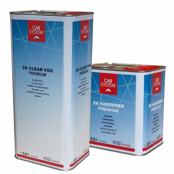 CarSystem 2K VOC Premium Klarlack 7,5 Liter A+B - Set