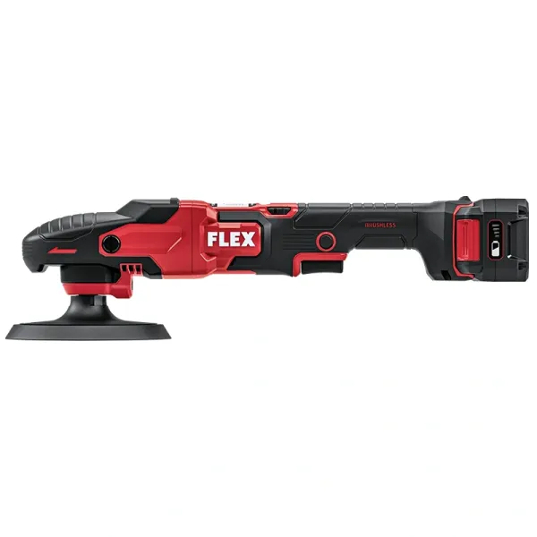 FLEX PE 150 18-EC C Polierer Set mit 2 Akkus 5 Ah + Schnellladegerät
