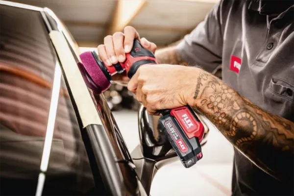 Flex PXE 80 10.8-EC/2.5 SET Akku-Poliermaschine mit 2 x Akku im Koffer