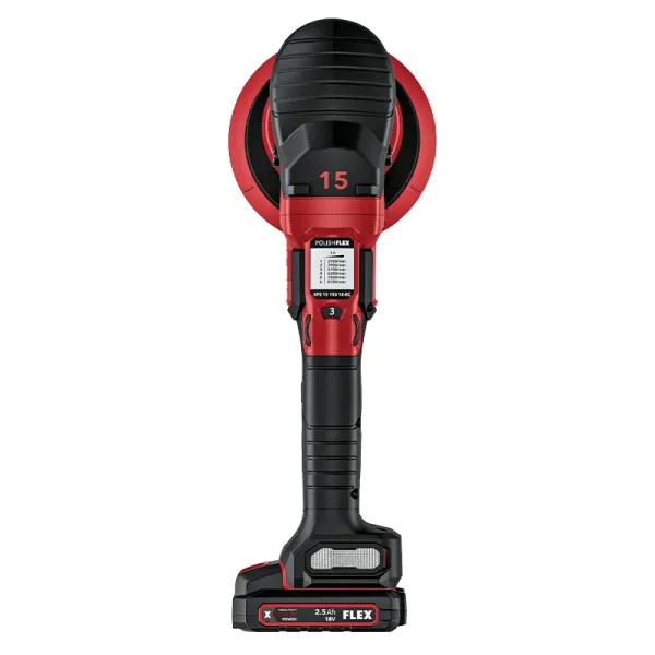 Flex Akku-Exzenterpolierer XFE 15 150 18-EC Set