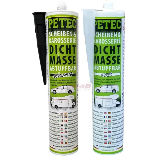 PETEC Scheiben - & Karosseriedichtmasse abtupfbar 310 ml