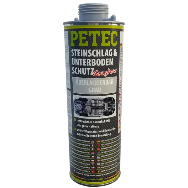 PETEC Steinschlag- & Unterbodenschutz grau 1000 ml