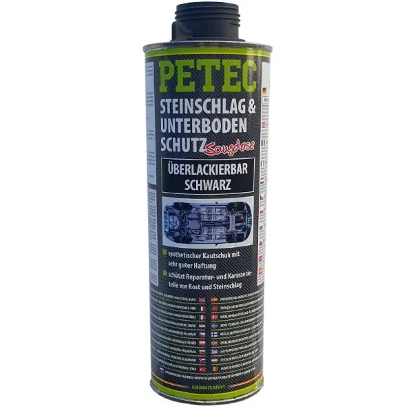 PETEC Steinschlag- & Unterbodenschutz schwarz 1000 ml