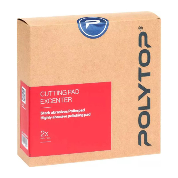 Polytop Cutting Pad rot Excenter 140 x 25 mm, 2er Pack