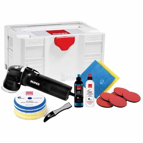 Rupes LHR75E 12mm Hub Mini Exzenter Poliermaschine BOX-Set