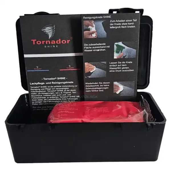 Tornador SHINE Reinigungsknete, rot, 200 g